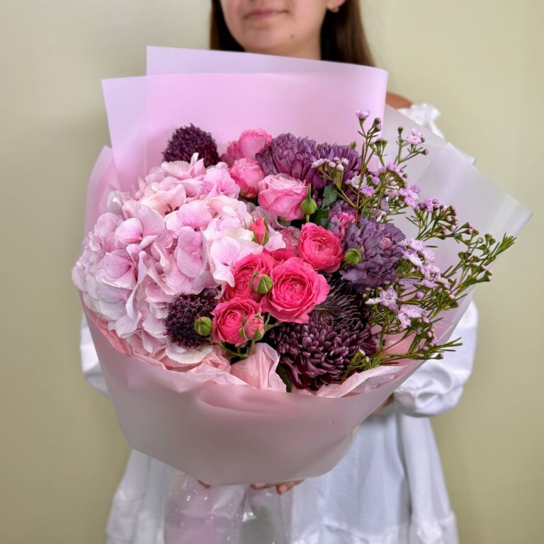 Букет "Малиновое варенье"