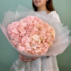 Монобукет из 5 гортензий №6