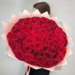 Букет из 55 роз 