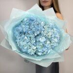 Монобукет из 5 гортензий №4